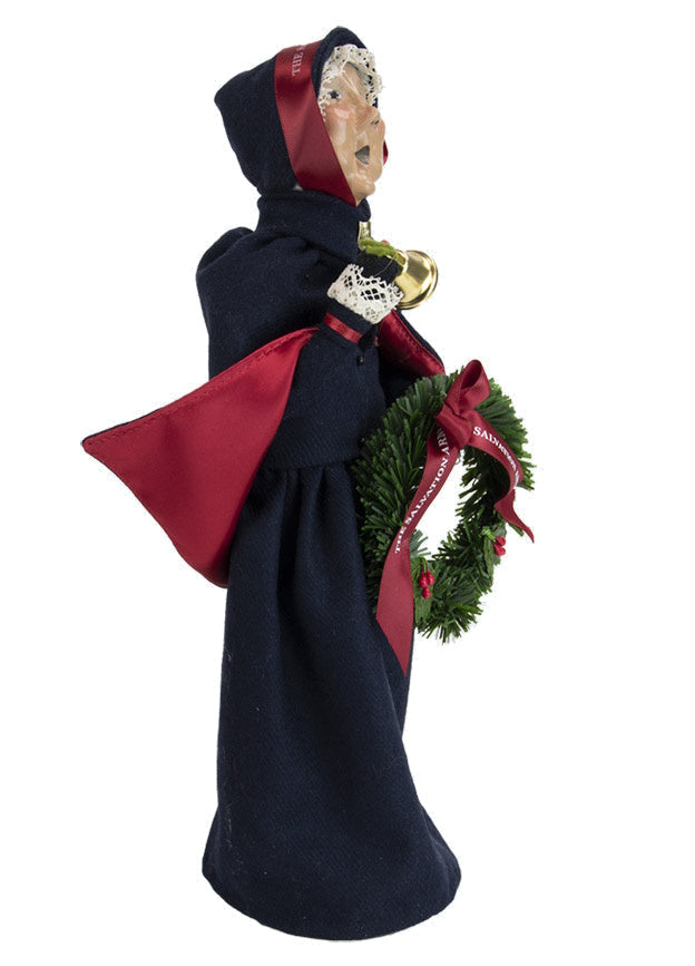 Salvation Army Carolers - Woman with Wreath