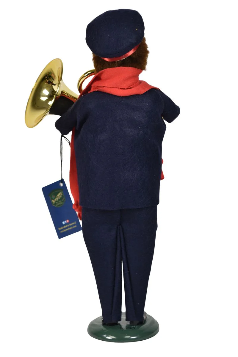 Salvation Army Man with Tuba Caroler