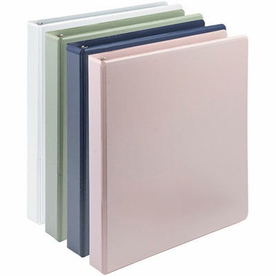 Samsill Earth's Choice Plant-Based 1" D-Ring Binders, 4-Pack