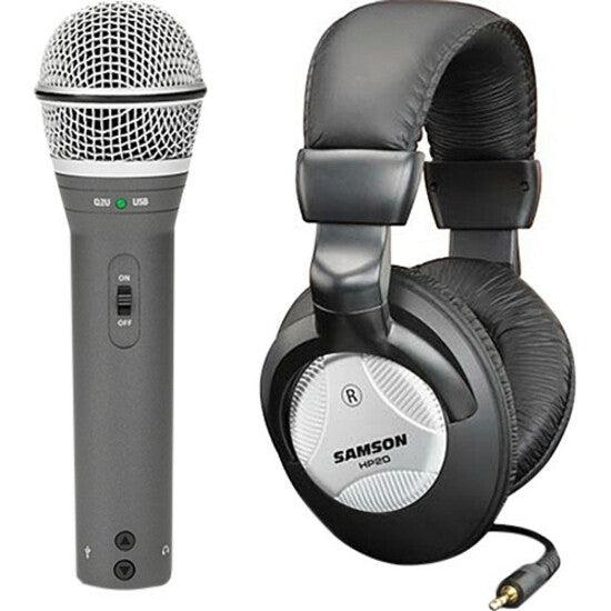Samson Q2U Rugged Wired Dynamic Microphone - Gray