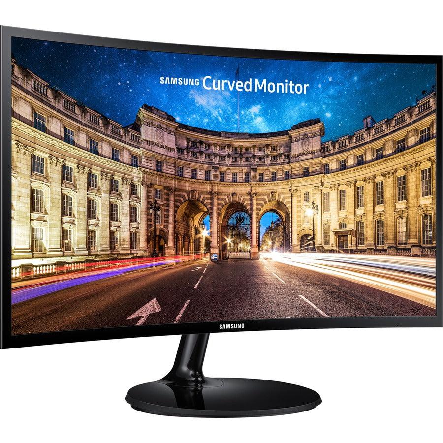 Samsung 390 Series 27 Inch Curved Monitor - TAA Compliant LC27F390FHNXGO | TechSoft