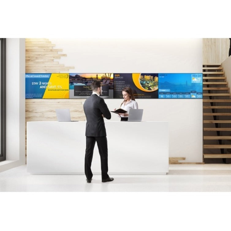Samsung 50" HAU8000 4K UHD Crystal Hospitality Display - Digital Signage Solutions | Tecisoft HG50AU800NFXZA
