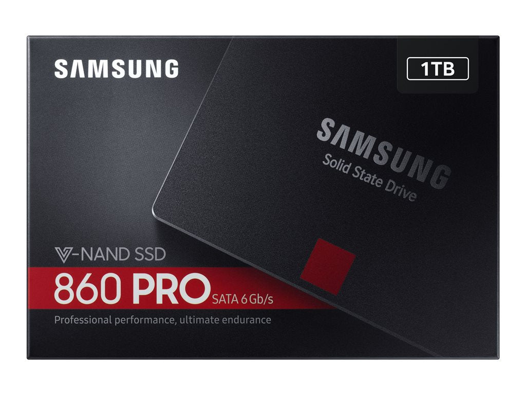 Samsung 860 PRO MZ-76P256BW - SSD - encrypted - 256 GB - internal - 2.5 - SATA 6Gb/s - buffer: 512 MB - 256-bit AES -