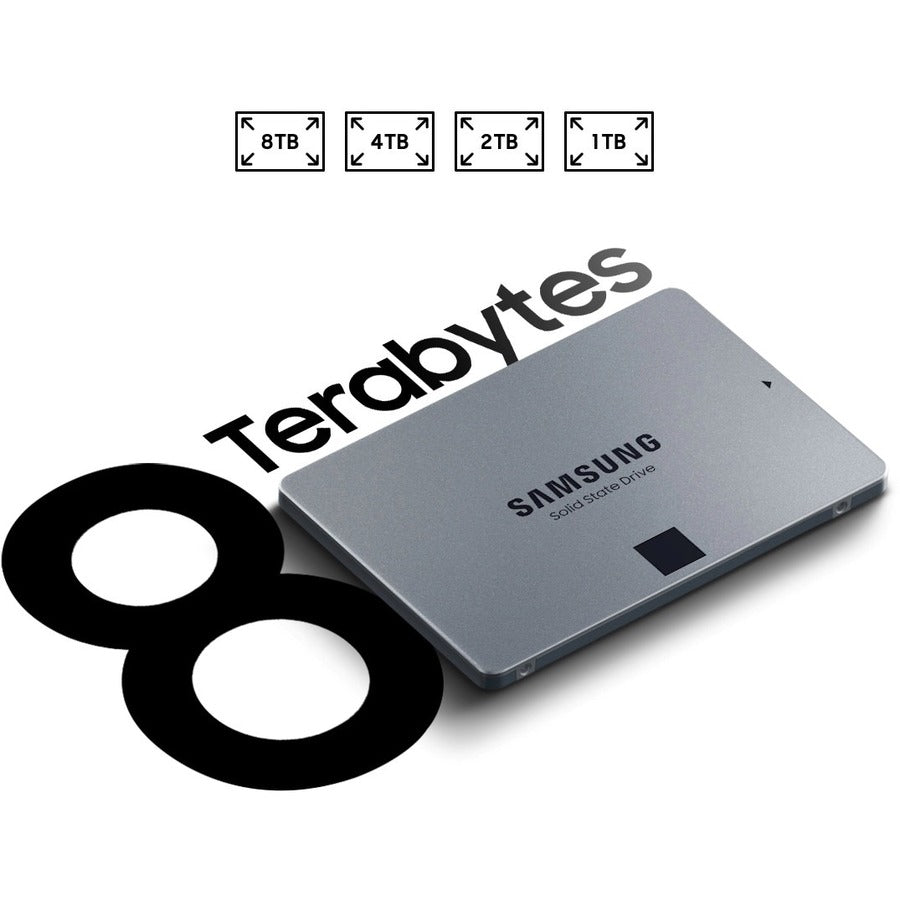 Samsung 870 Qvo Series 2.5" 2Tb Sata Iii Samsung 4-Bit Mlc V-Nand Internal Solid State Drive (Ssd) Mz-77Q2T0B/Am