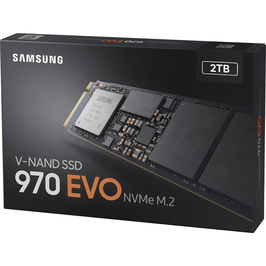 Samsung 970 EVO MZ-V7E2T0BW 2 TB Solid State Drive - M.2 2280 Internal - PCI Express (PCI Express 3.0 x4)
