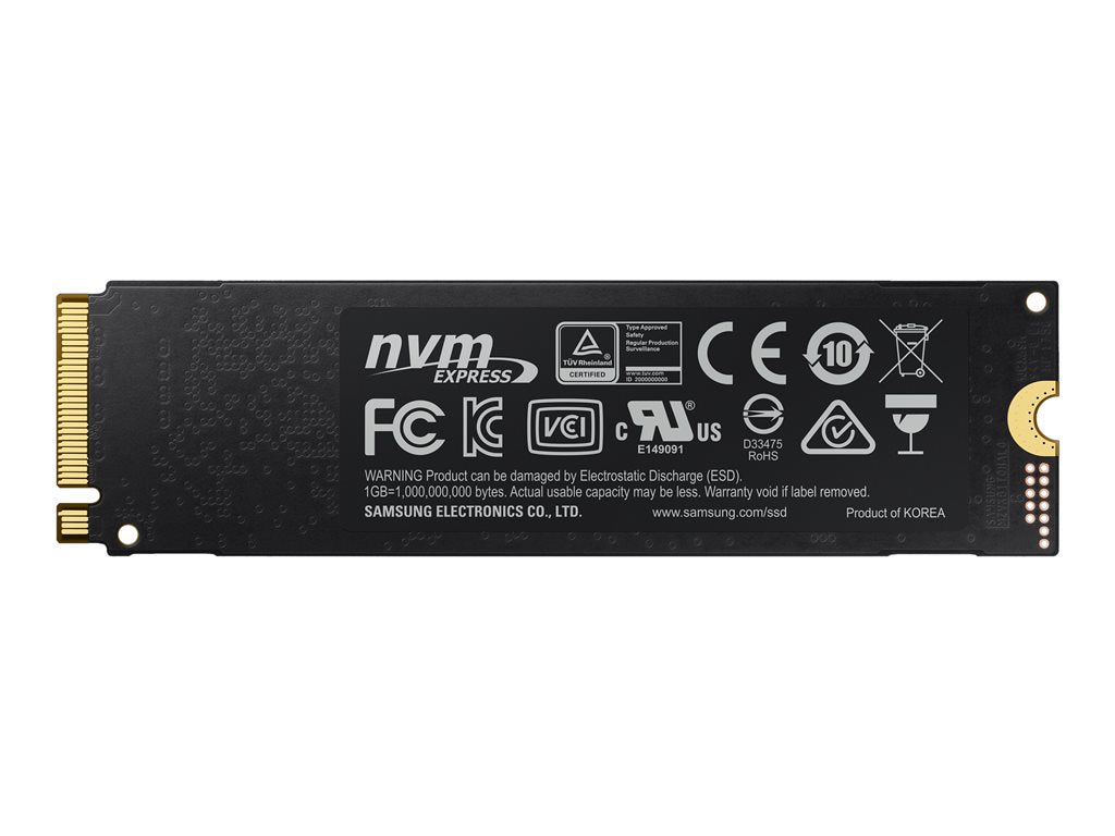 Samsung 970 EVO Plus MZ-V7S2T0 - SSD - encrypted - 2 TB - internal - M.2 2280 - PCIe 3.0 x4 (NVMe) - buffer: 2 GB -