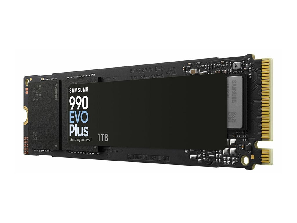Samsung 990 EVO Plus MZ-V9S1T0 - SSD - encrypted - 1 TB - internal - M.2 2280 - PCIe 5.0 x2 (NVMe) - 256-bit AES - TCG