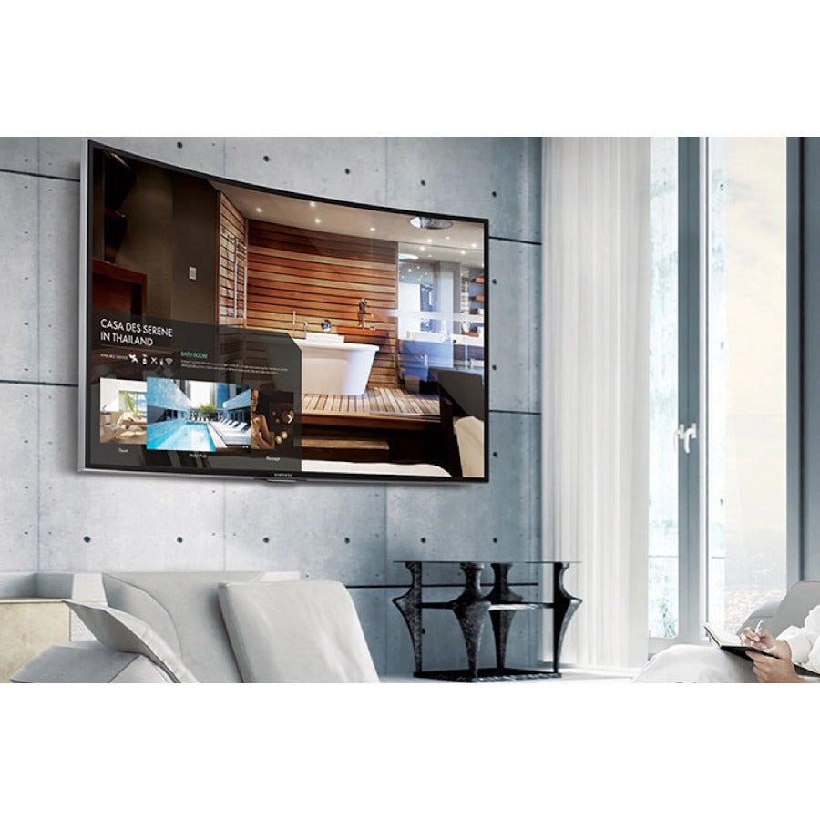 Samsung AU8000 HG55AU800NF 55 Smart LED-LCD TV - 4K UHDTV - Black" HG55AU800NFXZA