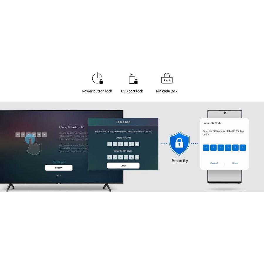 Samsung Be55T-H Signage Display Digital Signage Flat Panel 139.7 Cm (55") Led Wi-Fi 250 Cd/M² 4K Ultra Hd Grey 16/7