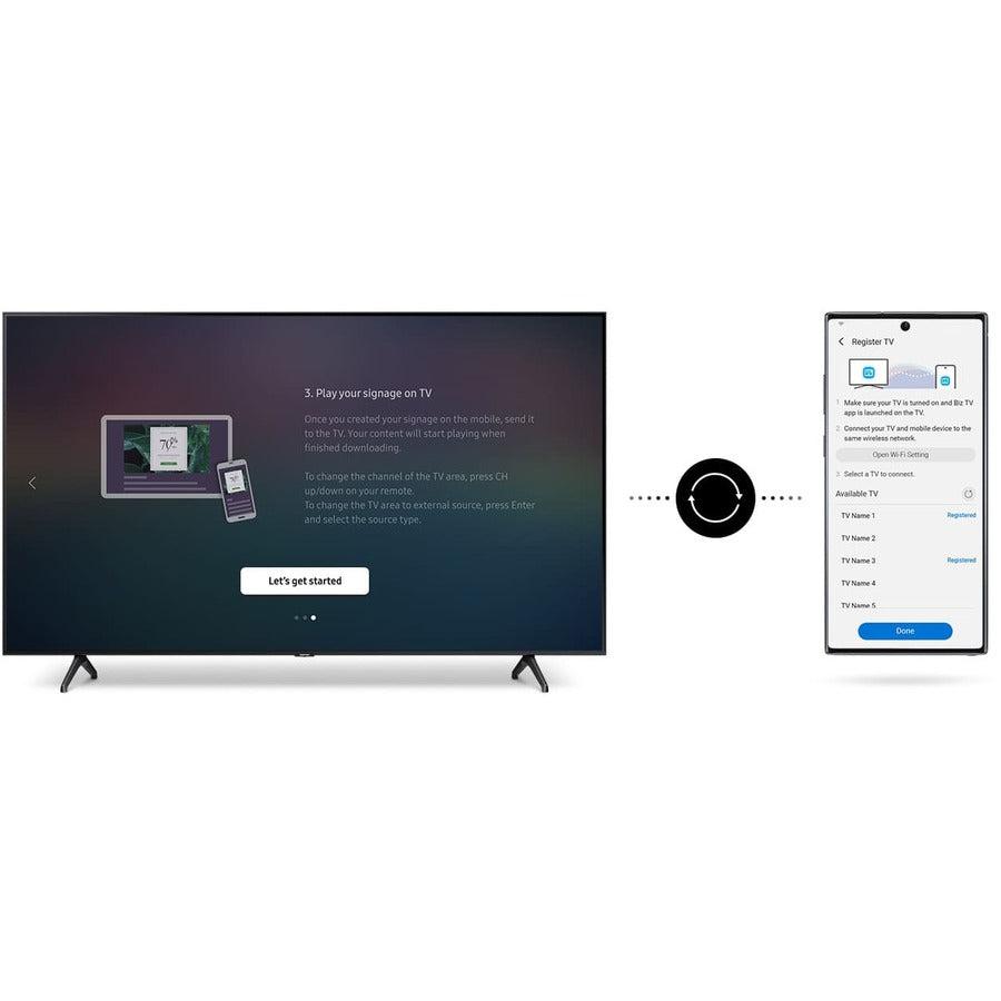 Samsung Be55T-H Signage Display Digital Signage Flat Panel 139.7 Cm (55") Led Wi-Fi 250 Cd/M² 4K Ultra Hd Grey 16/7