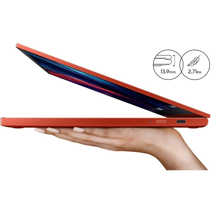 Samsung Chromebook 2 Xe530Qda-Ka2Us Notebook 33.8 Cm (13.3") Touchscreen Full Hd Intel® Celeron® 4 Gb Lpddr3-Sdram 64 Gb Flash Wi-Fi 6 (802.11Ax) Chrome Os Red