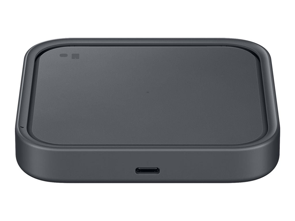 Samsung EP-P2400 - Wireless charging pad + AC power adapter - 15 Watt - 2.77 A - AFC - dark gray