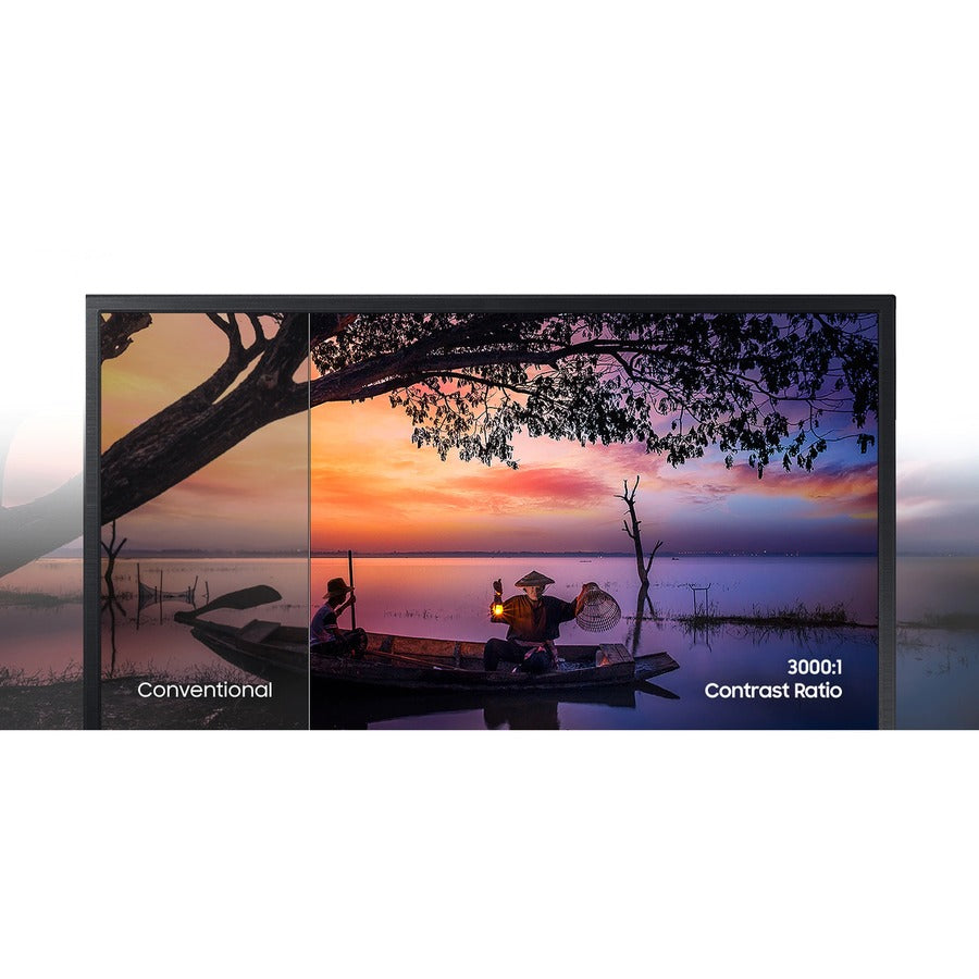Samsung Essential S22A338NHN 22 Class Full HD LCD Monitor - 16:9 - Black" LS22A338NHNXZA