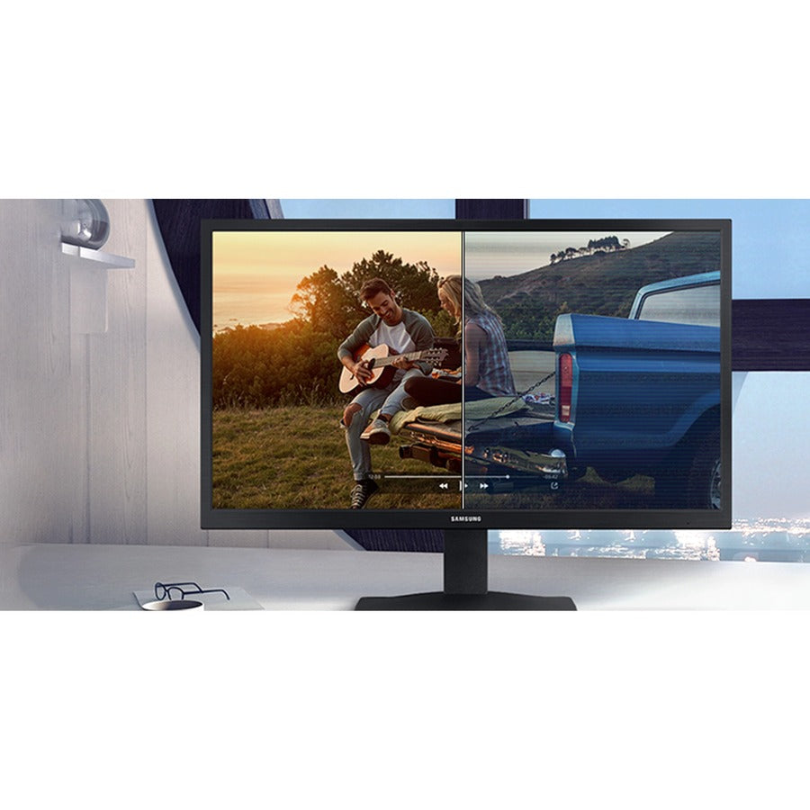 Samsung Essential S22A338NHN 22 Class Full HD LCD Monitor - 16:9 - Black" LS22A338NHNXZA