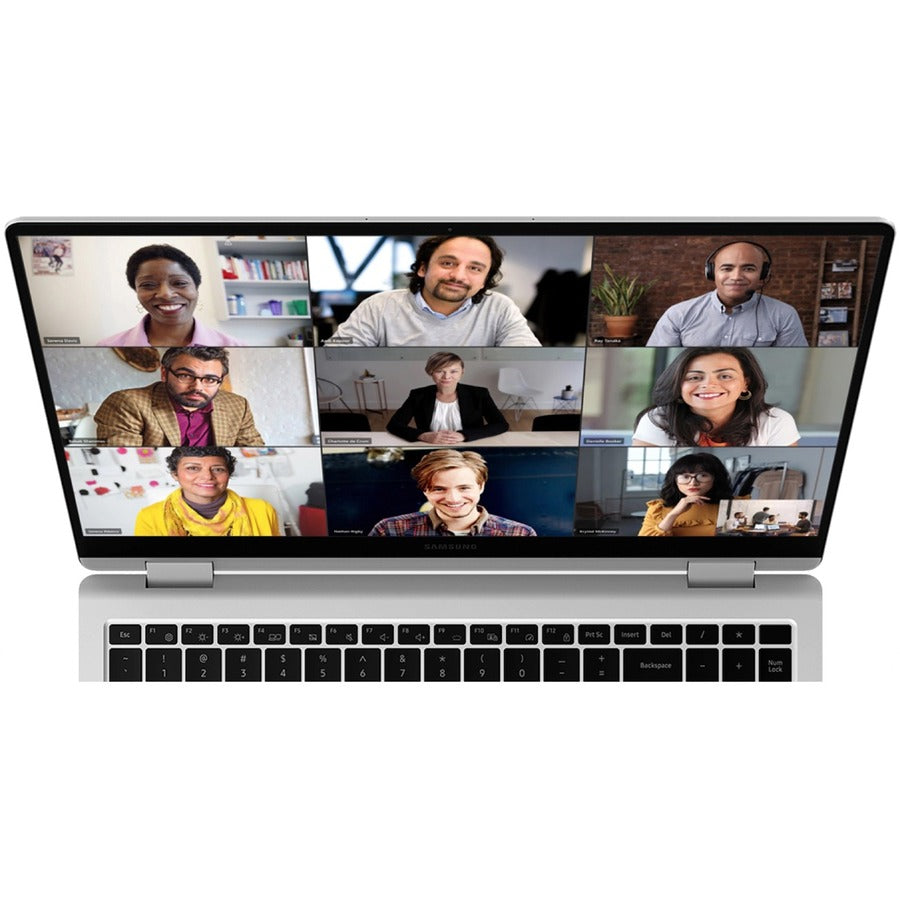 Samsung Galaxy Book3 360 NP734QFG-KB1US 13.3" Touchscreen Convertible 2 in 1 Notebook - Full HD - 1920 x 1080 - Intel Core i7 13th Gen i7-1360P 2.20 GHz - Intel Evo Platform - 16 GB Total RAM - 16 GB On-board Memory - 512 GB SSD - Silver