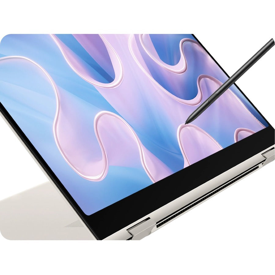 Samsung Galaxy Book3 360 NP734QFG-KB1US 13.3" Touchscreen Convertible 2 in 1 Notebook - Full HD - 1920 x 1080 - Intel Core i7 13th Gen i7-1360P 2.20 GHz - Intel Evo Platform - 16 GB Total RAM - 16 GB On-board Memory - 512 GB SSD - Silver