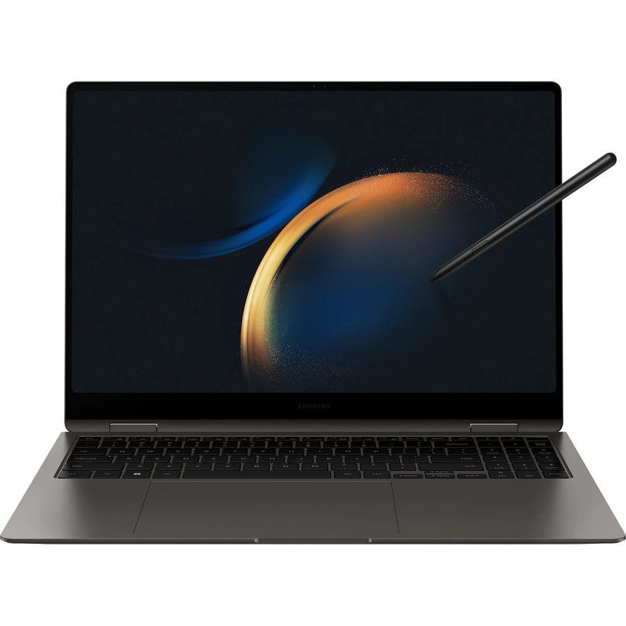 Samsung Galaxy Book3 Pro 360 NP964QFG-KA1US 16" Touchscreen Convertible 2 in 1 Notebook - 3K - 2880 x 1800 - Intel Core i7 13th Gen i7-1360P 2.20 GHz - Intel Evo Platform - 16 GB Total RAM - 16 GB On-board Memory - 1 TB SSD - Graphite