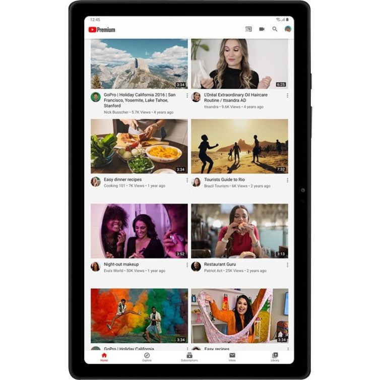Samsung Galaxy Tab A7 SM-T500 Tablet - 10.4 WUXGA+ - Qualcomm SM6115 Snapdragon 662 - 3 GB - 32 GB Storage - Android 10 - Dark Gray" SM-T500NZAAXAR