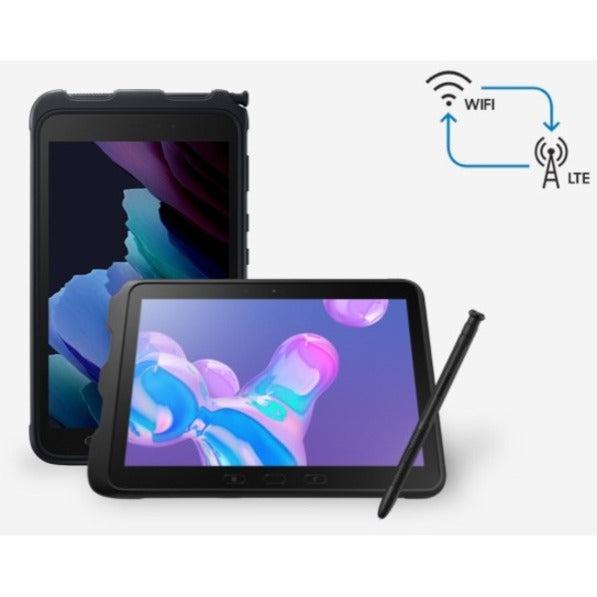Samsung Galaxy Tab Active3 Rugged Tablet - 8 WUXGA - Samsung Exynos 9810 - 4 GB - 128 GB Storage - Android 10 - 4G - Black" SM-T577UZKGN14