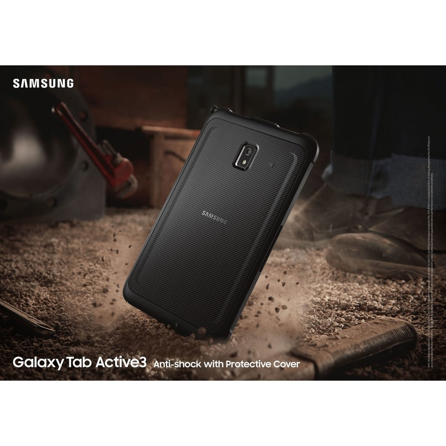 Samsung Galaxy Tab Active3 Rugged Tablet - 8 WUXGA - Samsung Exynos 9810 - 4 GB - 128 GB Storage - Android 10 - 4G - Black" SM-T577UZKGN14