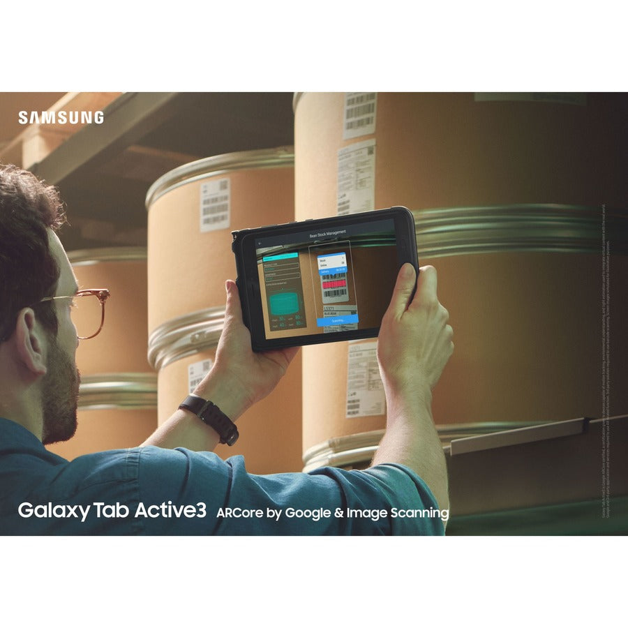 Samsung Galaxy Tab Active3 Rugged Tablet - 8 WUXGA - Samsung Exynos 9810 - 4 GB - 128 GB Storage - Android 10 - 4G - Black" SM-T577UZKGN14