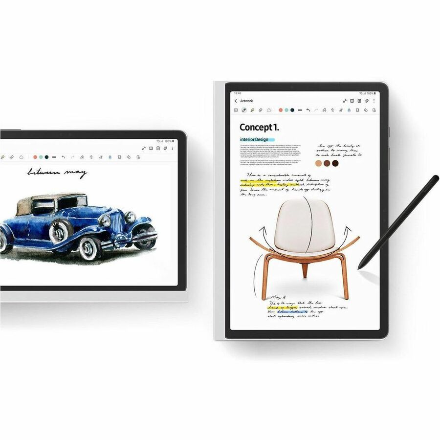 Samsung Galaxy Tab S9 NotePaper Screen Panel White - For LCD Tablet