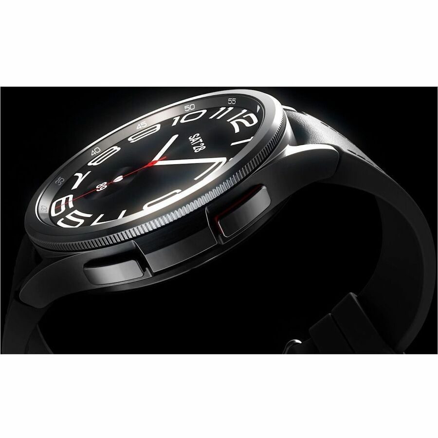 Samsung Galaxy Watch6 Classic Smart Watch - 43 mm - Bluetooth - Black - Wireless LAN