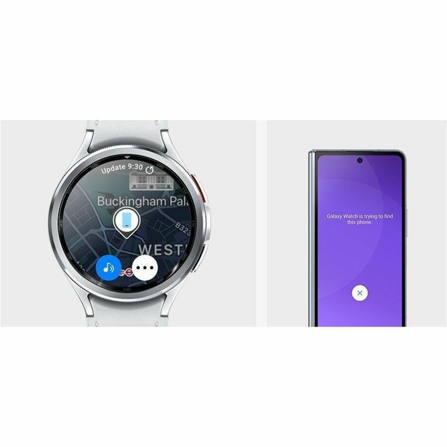 Samsung Galaxy Watch6 Classic Smart Watch - 47 mm - Bluetooth - Silver - Wireless LAN