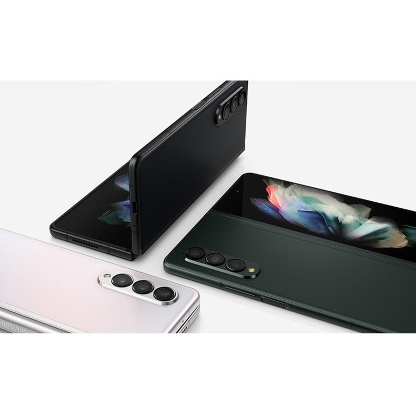 Samsung Galaxy Z Fold3 5G Sm-F926U 256 Gb Smartphone - 7.6" Yes Dynamic Amoled Qxga+ 1768 X 2208 - Kryo 680Single-Core (1 Core) 2.84 Ghz + Kryo 680 Triple-Core (3 Core) 2.42 Ghz + Kryo 680 Quad-Core (4 Core) 1.80 Ghz) - 12 Gb Ram - Android 11 - 5G - Phant