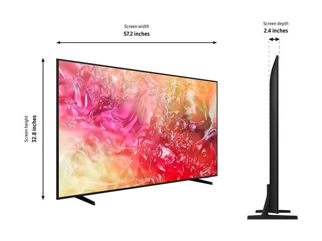 Samsung HG65U701FNFXZA 65" 4K Ultra HD LED TV with Mega Contrast for Home & Professional Use