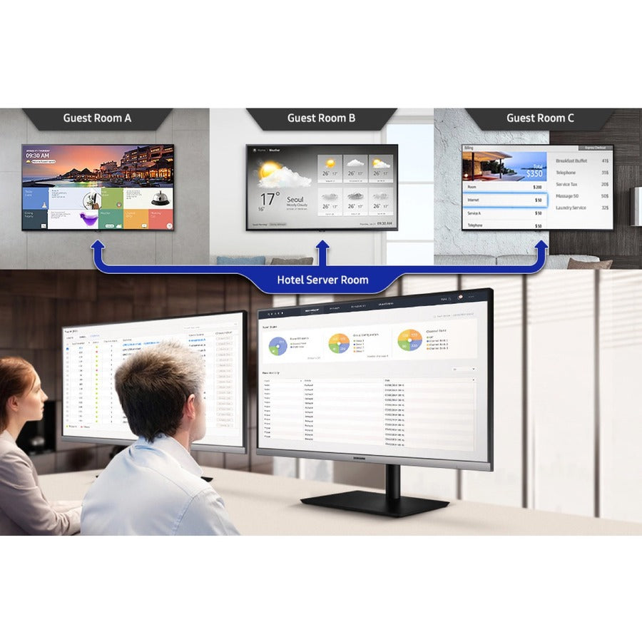 Samsung Hospitality NT670U HG55NT670UF 55 LED-LCD TV - 4K UHDTV - Black" HG55NT670UFXZA