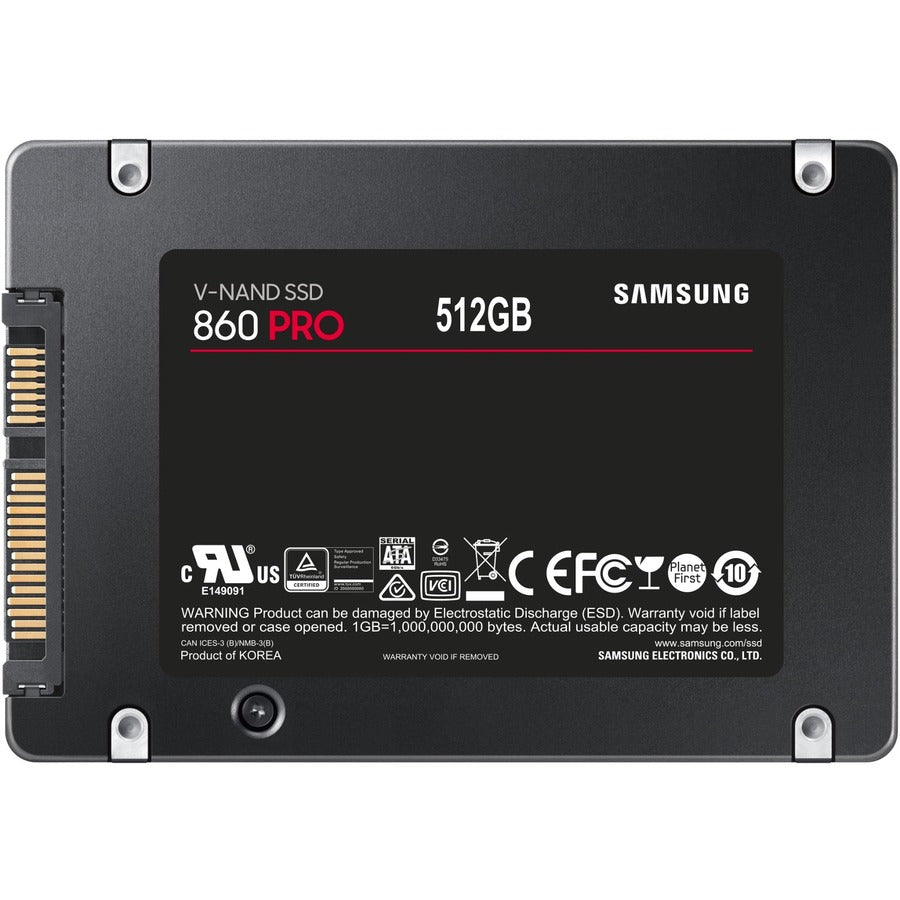 Samsung-IMSourcing 860 PRO MZ-76P512BW 512 GB Solid State Drive - 2.5 Internal - SATA (SATA/600)"