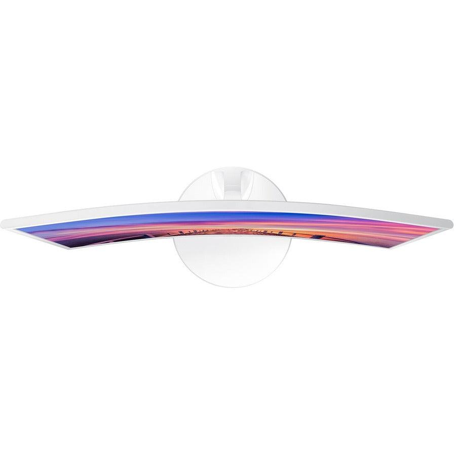 Samsung Lc27F391Fhnxza 27-Inch Curved Monitor (Super Slim Design),White Glossy