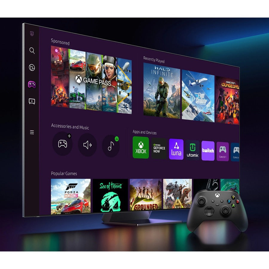 Samsung QN90C QN85QN90CAF 84.5" Smart LED-LCD TV 2023 - 4K UHDTV - Titan Black - HLG,