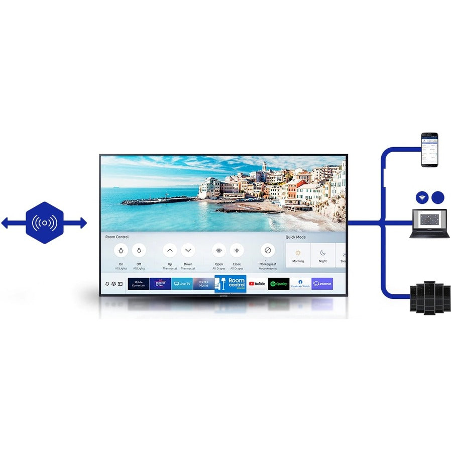 Samsung RU750 HG65RU750NF 65 Smart LED-LCD TV - 4K UHDTV - Charcoal Black" HG65RU750NFXZA