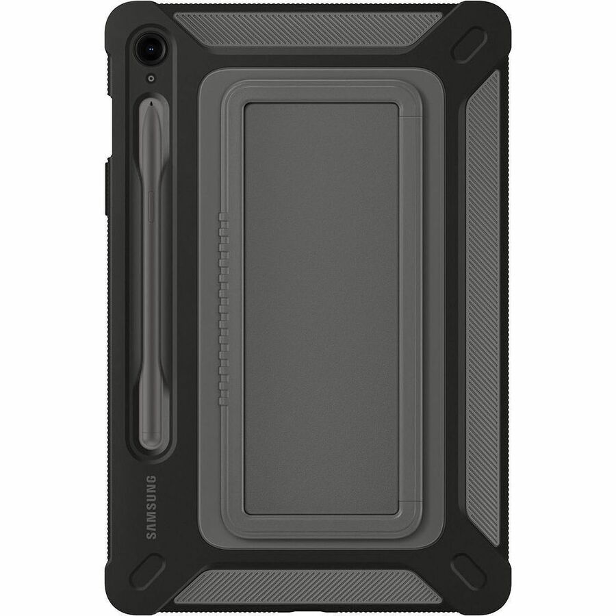 Samsung Rugged Carrying Case Samsung Galaxy Tab S9 FE Tablet Stylus - Black - Drop Resista