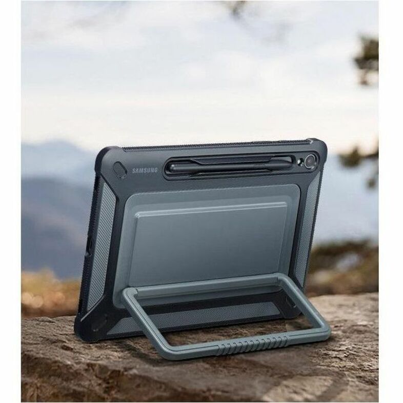Samsung Rugged Carrying Case for 11" Samsung Galaxy Tab S9 Tablet, Stylus - Black - Bump
