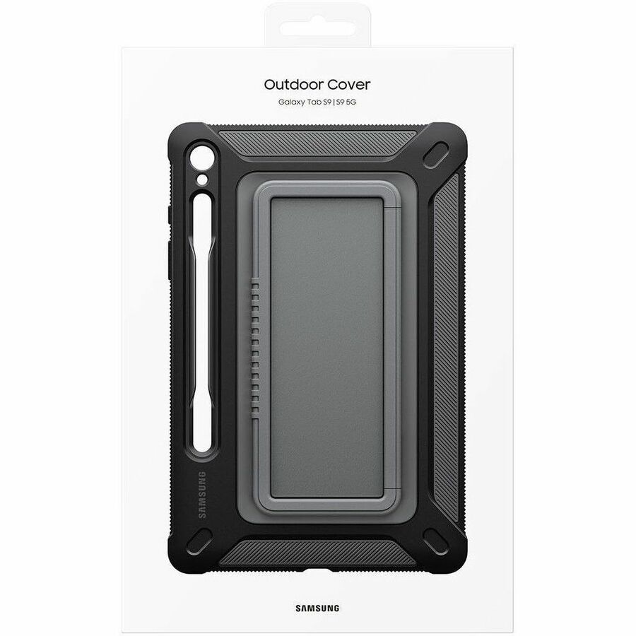 Samsung Rugged Carrying Case for 11" Samsung Galaxy Tab S9 Tablet, Stylus - Black - Bump
