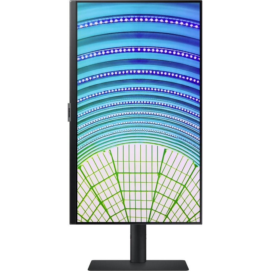 Samsung S24A600UCN 24 Class WQHD LCD Monitor - 16:9 - Black" LS24A600UCNXGO
