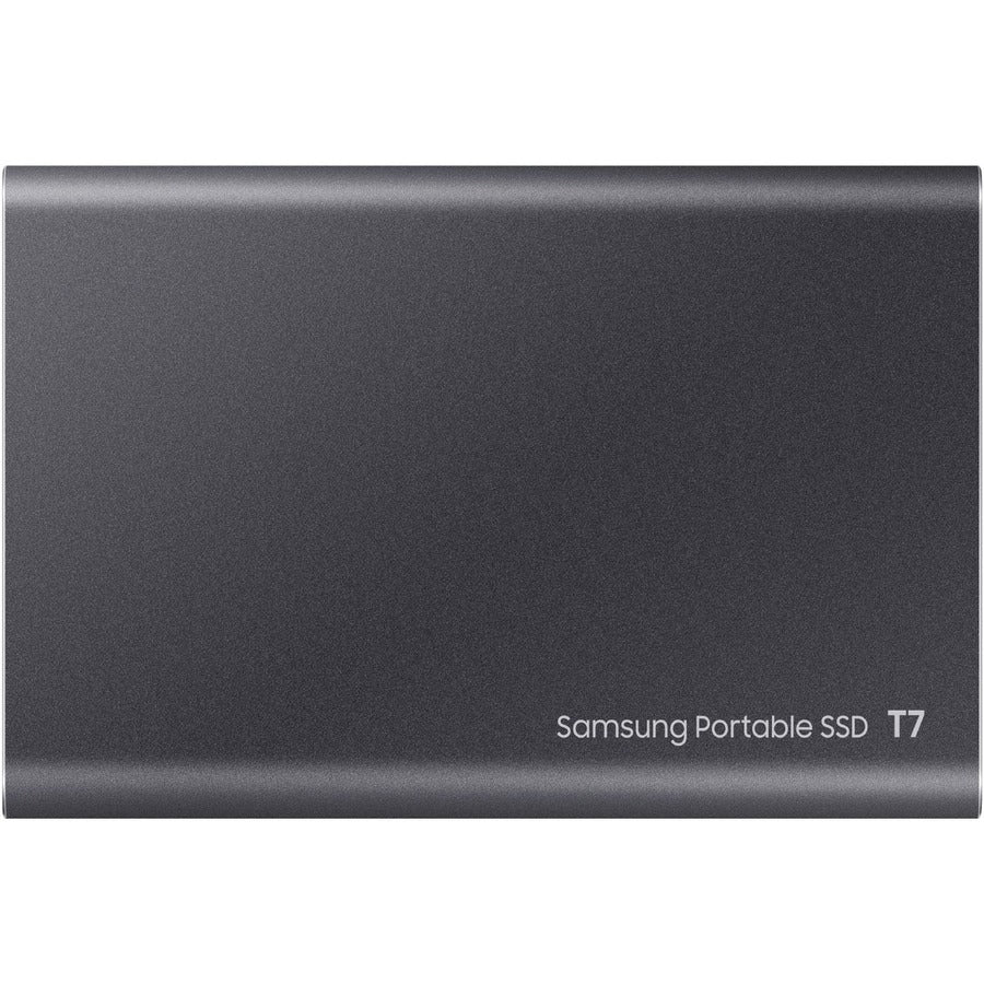 Samsung T7 MU-PC500T/AM 500 GB Portable Solid State Drive - External - PCI Express NVMe - Titan Gray