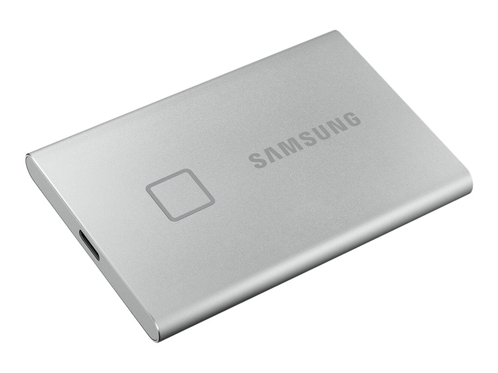 Samsung T7 Touch MU-PC500S - SSD - encrypted - 500 GB - external (portable) - USB 3.2 Gen 2 (USB-C connector) - 256-bit