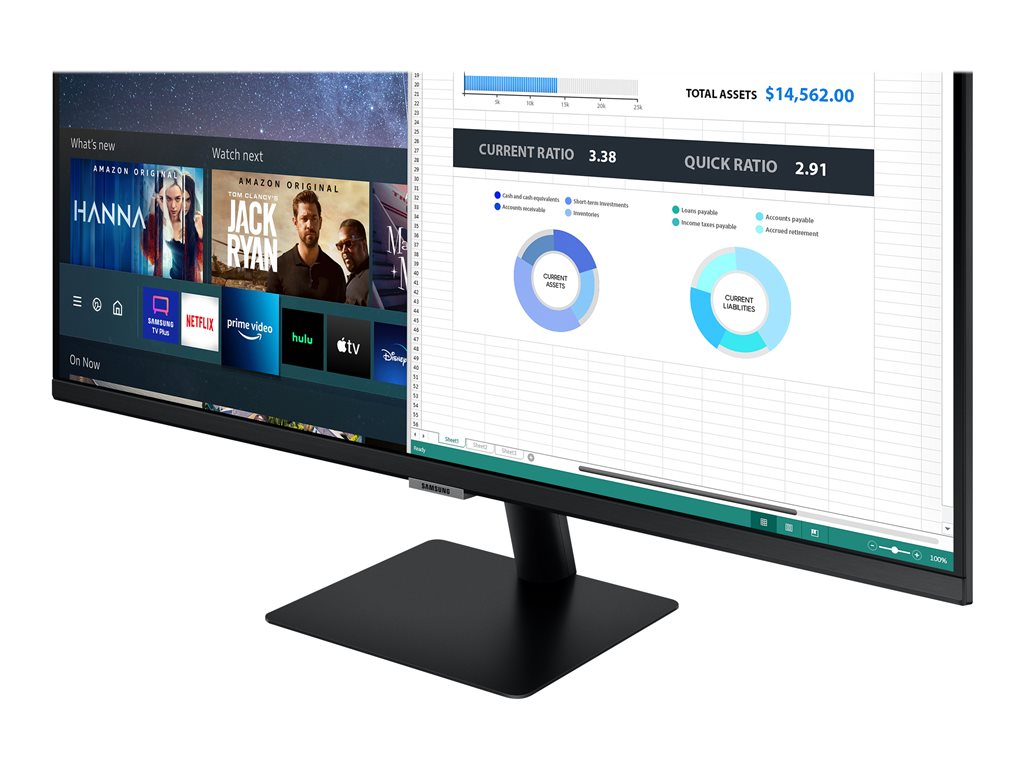 Samsung TDSourcing S27AM500NN - M50A Series - LED monitor - Smart - 27 - 1920 x 1080 Full HD (1080p) @ 60 Hz - VA - 250 cd/mï¿½ LS27AM500NNXZA