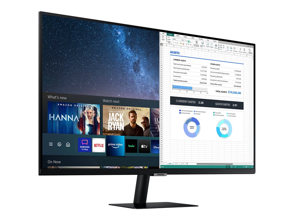 Samsung TDSourcing S27AM500NN - M50A Series - LED monitor - Smart - 27 - 1920 x 1080 Full HD (1080p) @ 60 Hz - VA - 250 cd/mï¿½ LS27AM500NNXZA