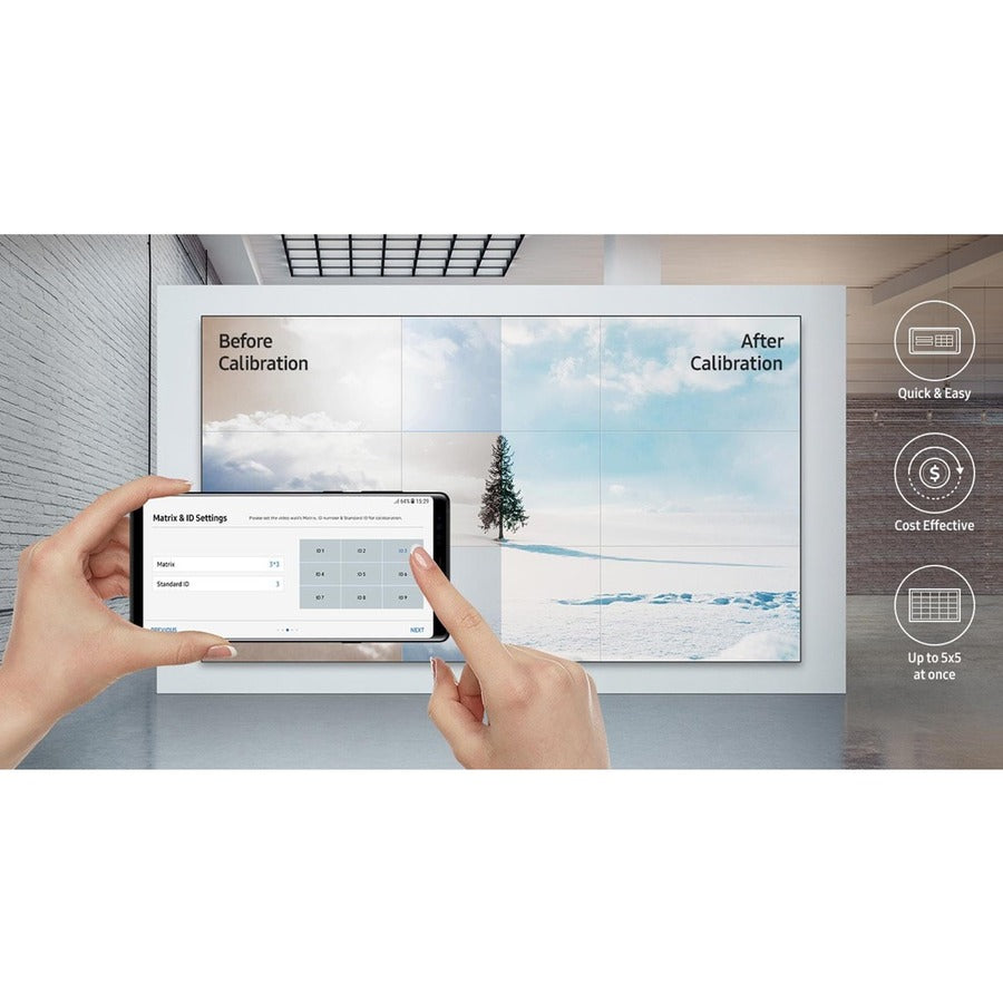 Samsung UH46N-E - Extreme Narrow Bezel Videowall Display for Business