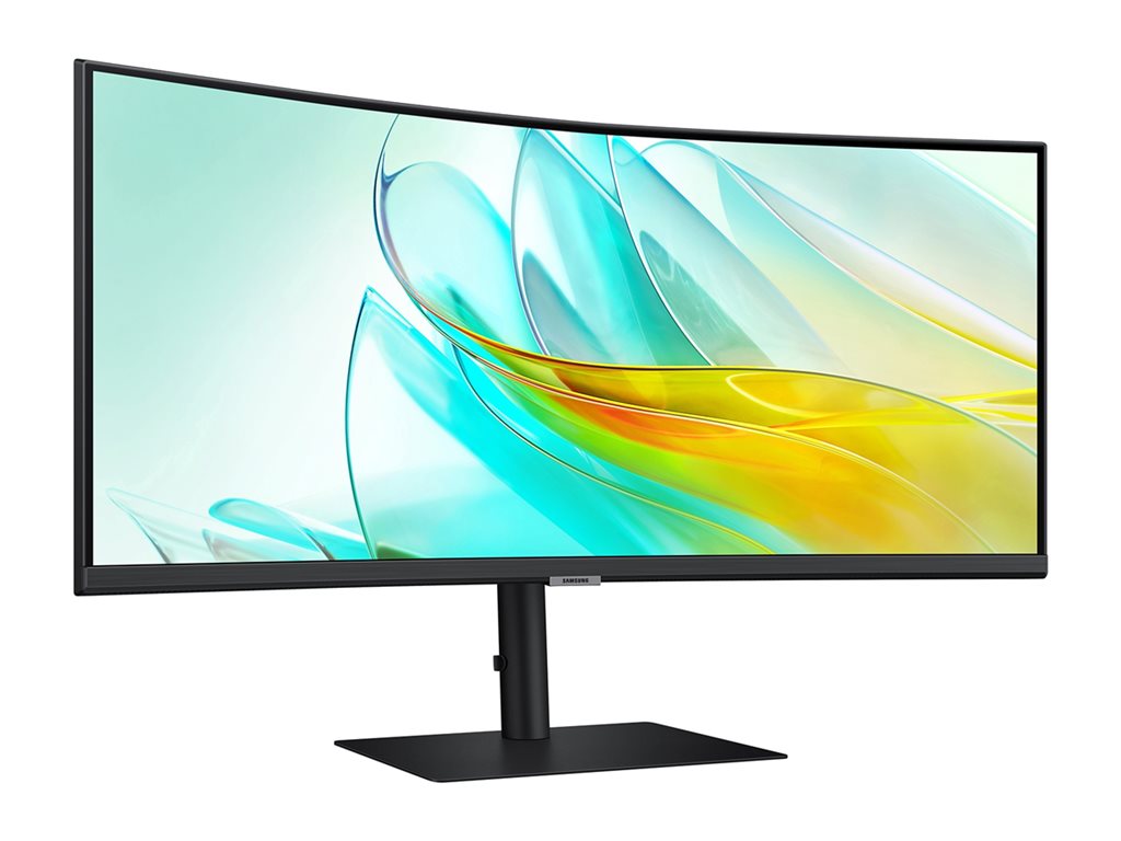 Samsung ViewFinity S6 S34C654UAN - S65UC Series - LED monitor - curved - 34 - 3440 x 1440 UWQHD @ 100 Hz - VA - 350 cd/mï¿½ -