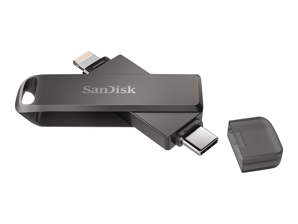 SanDisk iXpand Luxe - USB flash drive - 256 GB - USB-C / Lightning SDIX70N-256G-AN6NE