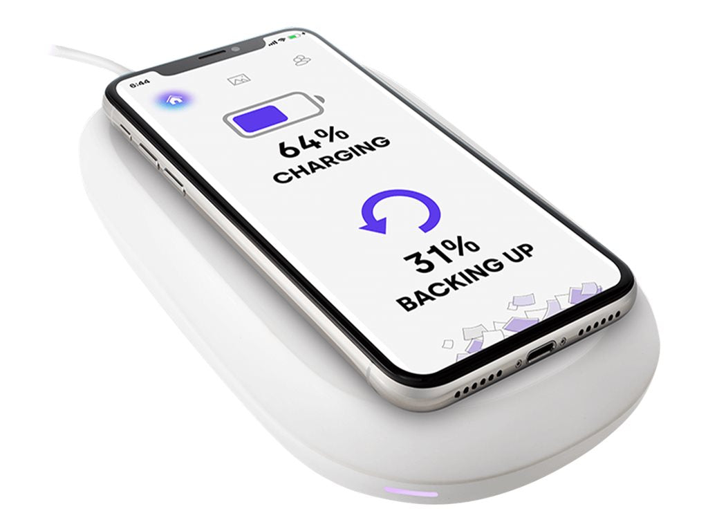 SanDisk iXpand Wireless Charger - USB flash drive with built-in charger - 256 GB SDIZ90N-256G-AN4LE