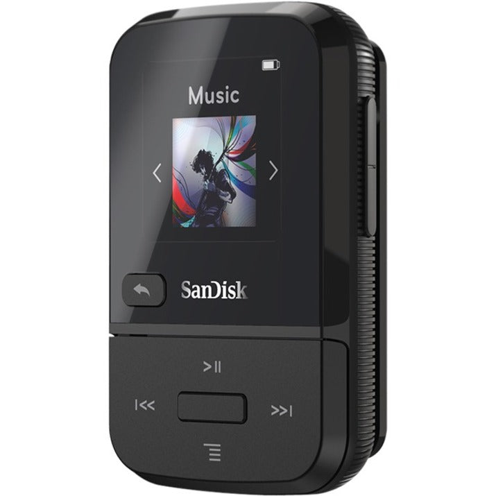 Sandisk Clip Sport Go 32 Gb Flash Mp3 Player - Black
