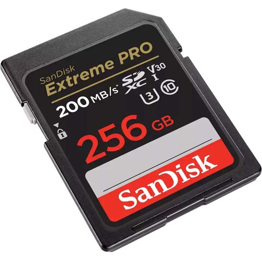 Sandisk Extreme Pro 256 Gb Class 3/Uhs-I (U3) V30 Sdxc