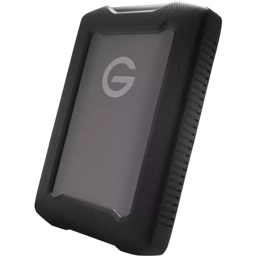 SanDisk Professional G-DRIVE ArmorATD SDPH81G-002T-GBAND 2 TB Portable Rugged Hard Drive - 2.5 External - Aluminum"